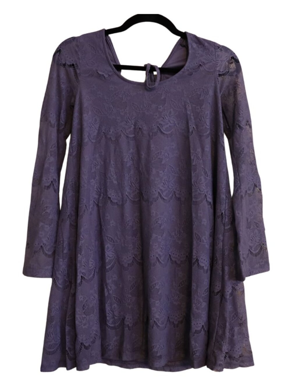 Altar'd State Lost In The City Purple Lace Dress XS